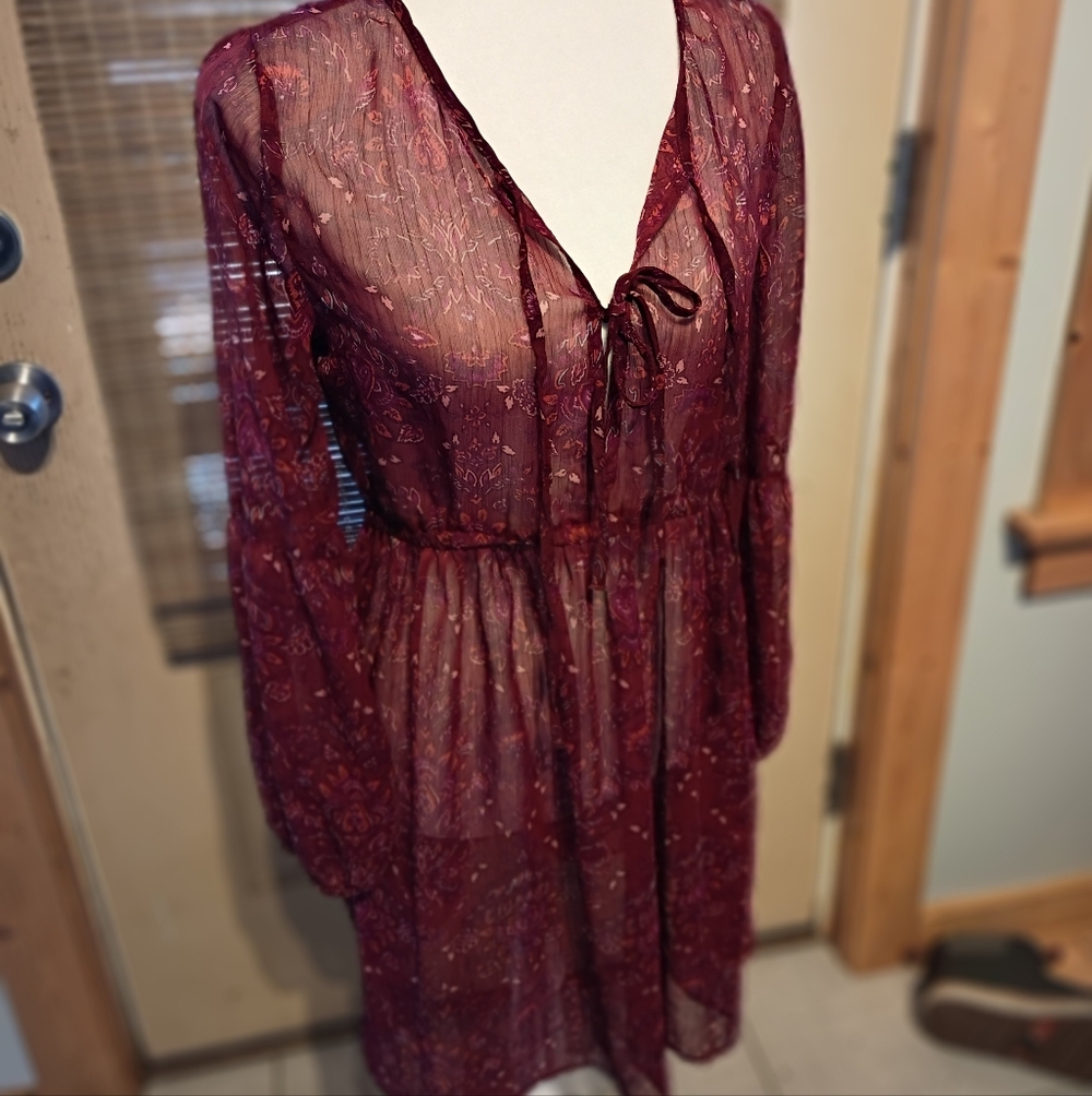 Mudd  Sheer Dress,L